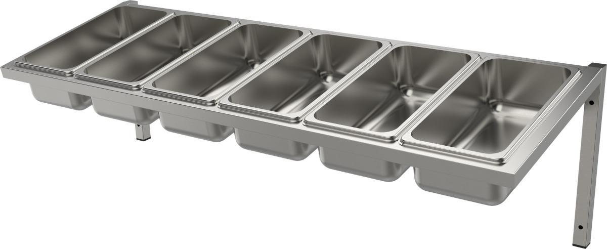 Etagère murale pour bacs gastro