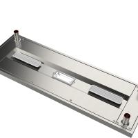 Etagère à poser doublée Radiants et halogène vue de dessous