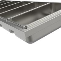 Etagère murale gastro avec bacs GN 1/3