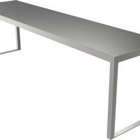 Etagère à poser simple avec plats bouchée inox