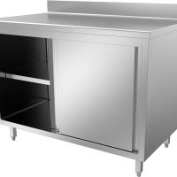 Meuble adossé portes coulissantes ouvert