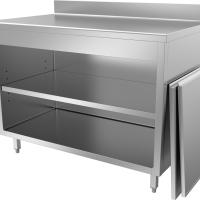 Meuble adossé portes battantes retirées