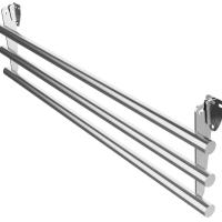 Rampe à plateaux rabattue