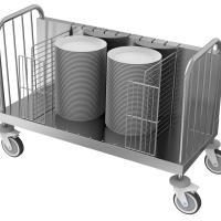 Chariot 200 assiettes non réhaussé